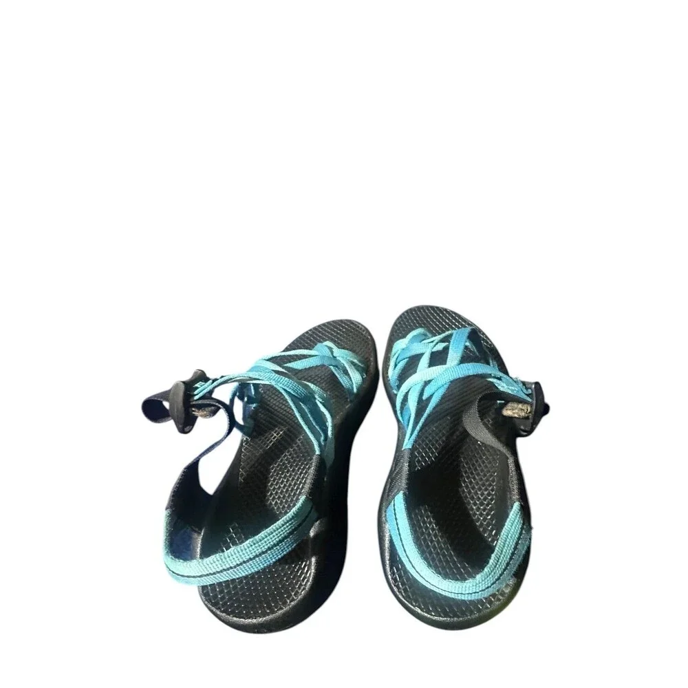 Chaco ZX/2 Classic Sandals Vibram Sole Women’s Sz W8 Blue Boho Summer Outdoor